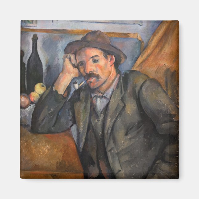 Aimant Paul Cezanne - Fumeur (Devant)