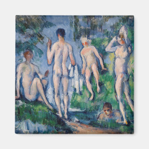Aimant Paul Cezanne - Groupe de baigneurs