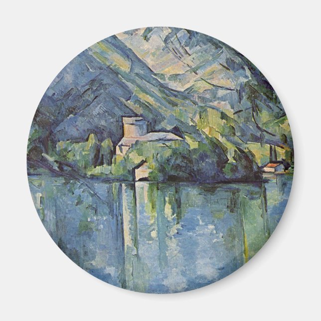 Aimant Paul Cézanne - Lac d'Annecy (Devant)