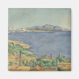 Aimant Paul Cezanne   le Golfe de Marseille vu de L