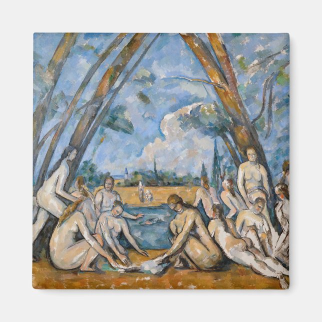 Aimant Paul Cezanne - Les Grandes Baigneuses (Devant)
