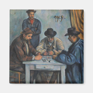 Aimant Paul Cezanne les joueurs de carte