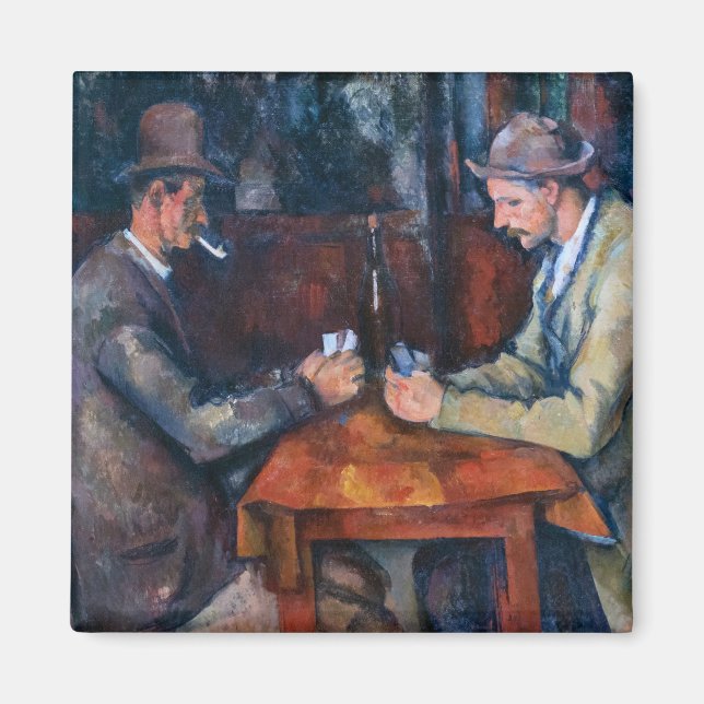 Aimant Paul Cezanne - Les Joueurs De Cartes (Devant)