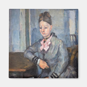 Aimant Paul Cezanne - Madame Cezanne appuyée sur une tabl