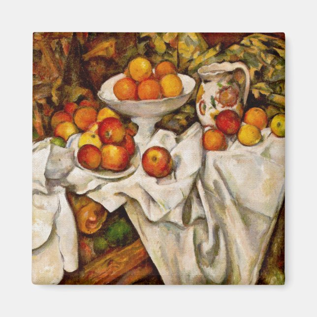 Aimant Paul Cezanne Pommes Oranges Impressionnisme (Devant)