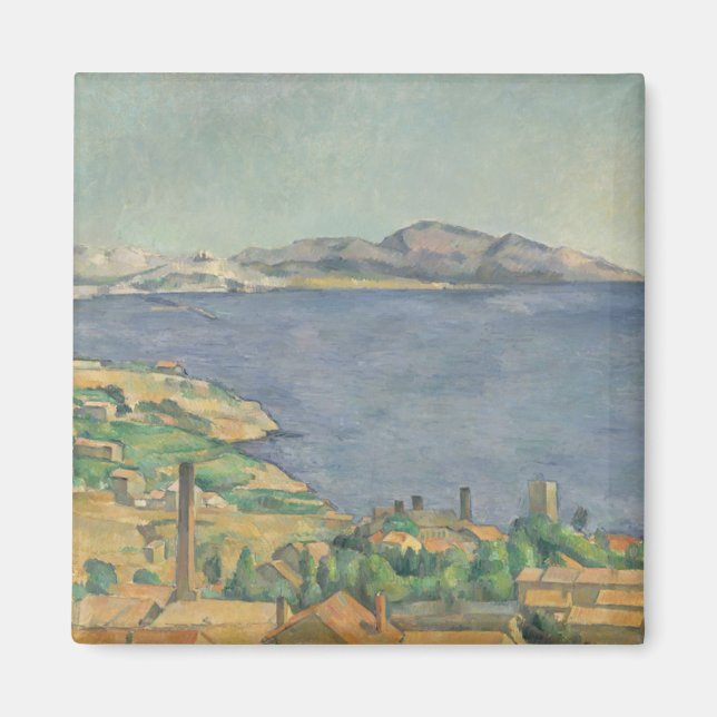Aimant Paul Cezanne | the Gulf of Marseille Lacs from L' (Devant)