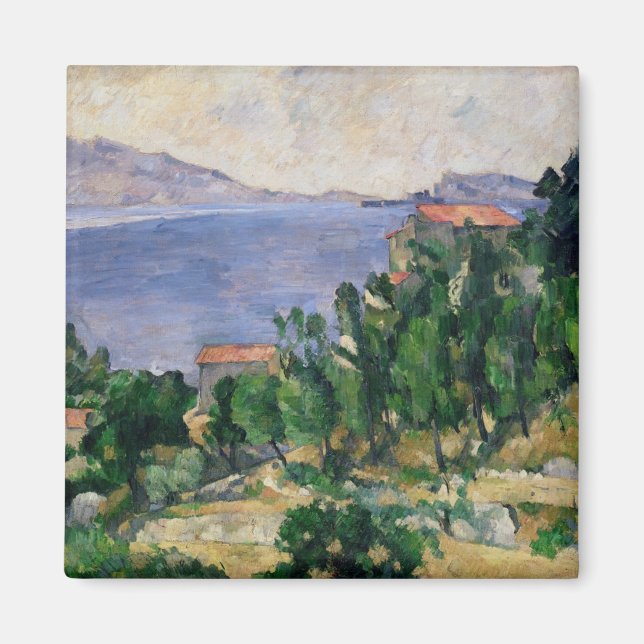 Aimant Paul Cezanne | Vue sur le Mont Marseilleveyre et l (Devant)
