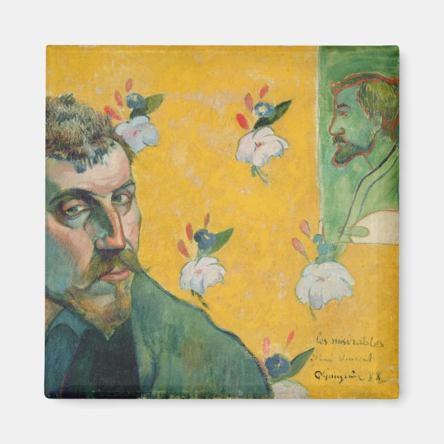 Aimant Paul Gauguin | Autoportrait, Les Miserables, 1888 (Devant)