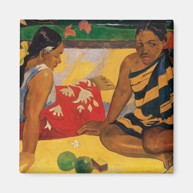 Aimant Paul Gauguin Deux Femmes De Tahiti Parau Api Vinta (Devant)