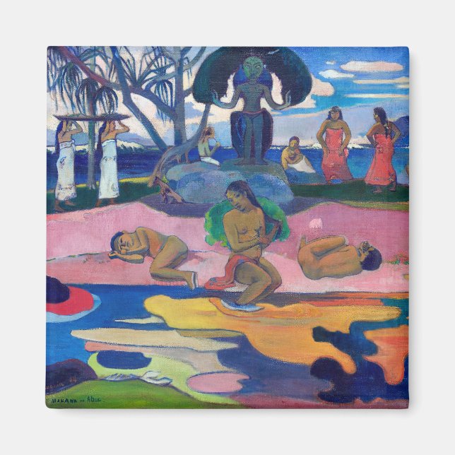 Aimant Paul Gauguin - Jour du Dieu / Mahana no atua (Devant)