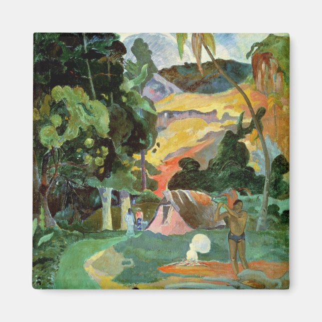 Aimant Paul Gauguin | Matamoe or, Landscap with Peacocks (Devant)