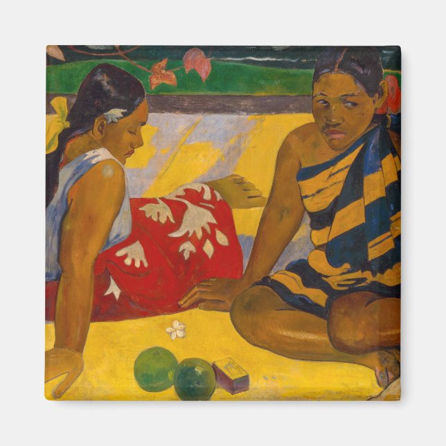 Aimant Paul Gauguin - Parau Api / Quoi de neuf ? (Devant)