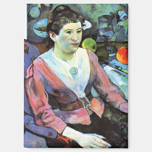 Aimant Paul Gauguin - Portrait de femme (Recto)