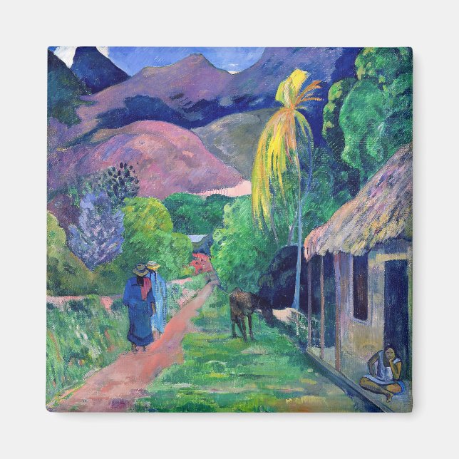 Aimant Paul Gauguin - Rue de Tahiti (Devant)