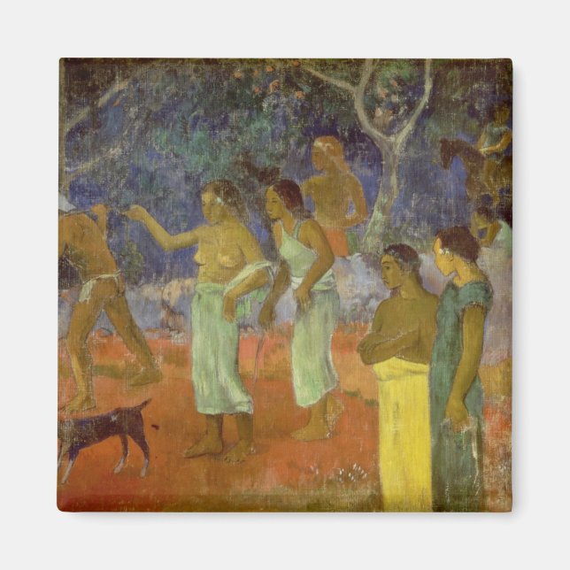 Aimant Paul Gauguin | Scène de la vie tahitienne, 1896 (Devant)