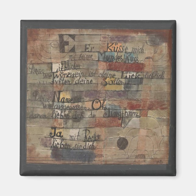 Aimant Paul Klee (allemand, 1879 - 1940) (Devant)