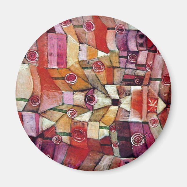 Aimant Paul Klee - Jardin Rose (Devant)