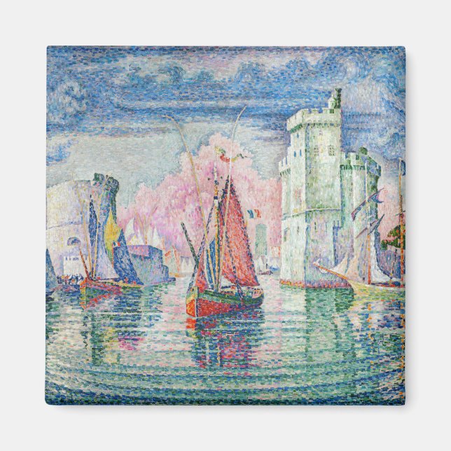 Aimant Paul Signac - Entrée du port de La Rochelle (Devant)