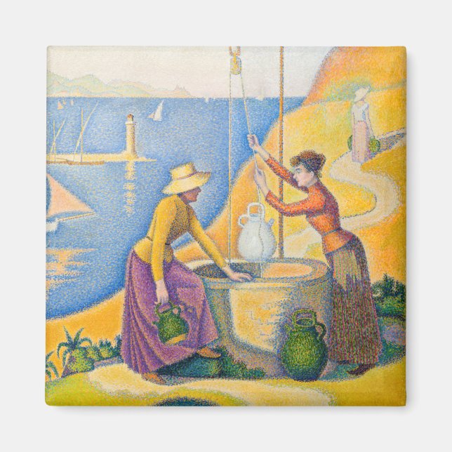 Aimant Paul Signac - Femmes au puits (Devant)