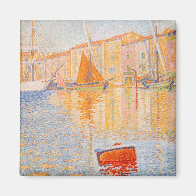 Aimant Paul Signac - La Bouée Rouge, Saint-Tropez (Devant)
