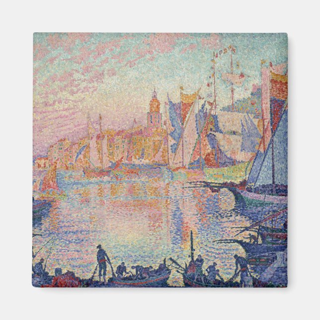 Aimant Paul Signac - Le Port De Saint-Tropez (Devant)