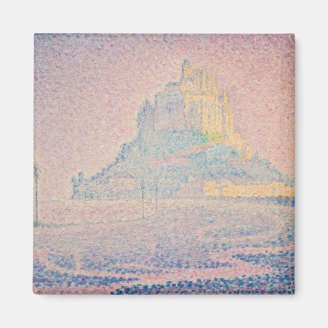 Aimant Paul Signac - Mount Saint Michel Fog and Sun (Devant)