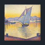 Aimant Paul Signac - The Port at Sunset, Opus 236<br><div class="desc">The Port at Sunset,  Opus 236 (Saint-Tropez) / Le Port au soleil couchant,  Opus 236 (Saint-Tropez) - Paul Signac,  Oil on Canvas,  1892</div>