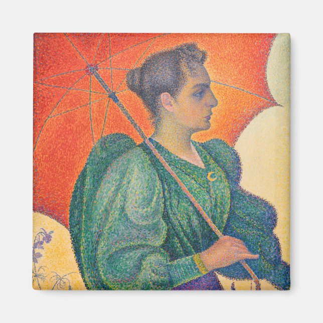 Aimant Paul Signac - Woman with a Parasol (Devant)