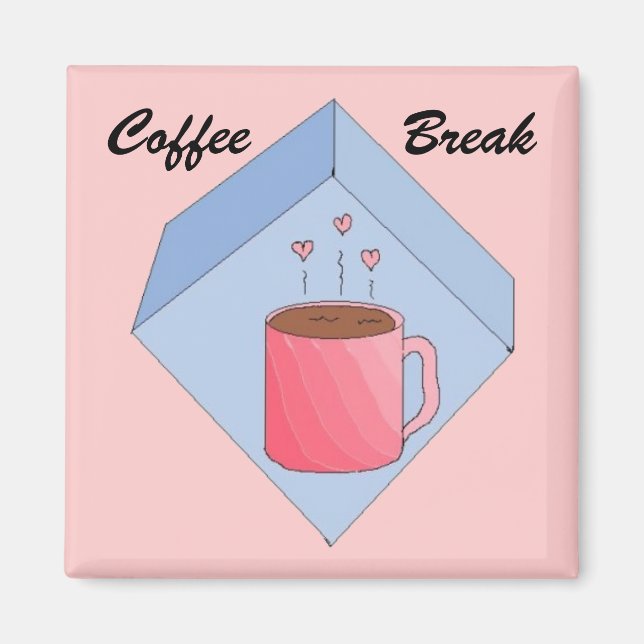 Aimant Pause café (Devant)