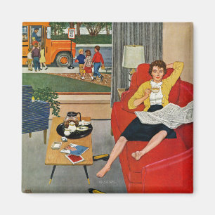 Aimant Pause café du matin