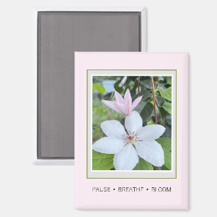 Aimant Pause Respirer Fleurir Jardin Floral