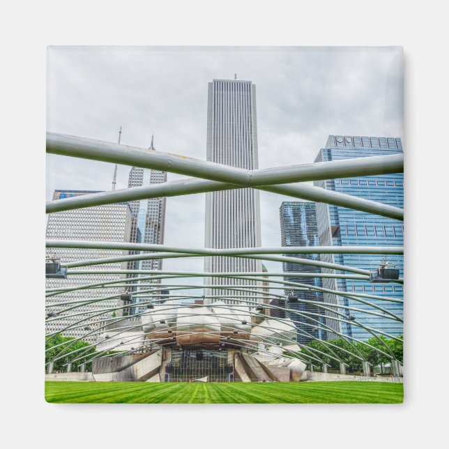 Aimant Pavillon Chicago Pritzker (Devant)