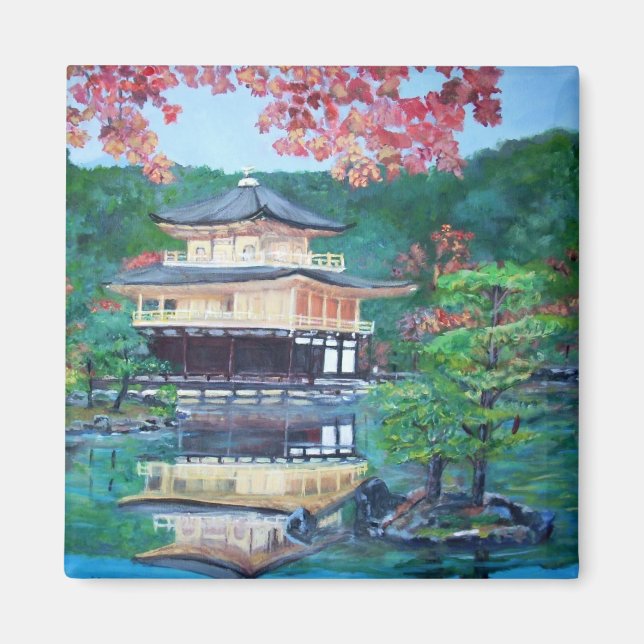 Aimant Pavillon d'or dans l'aimant Kyoto (Devant)