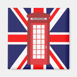 Aimant Pavillon Union Jack de la boîte de téléphone br