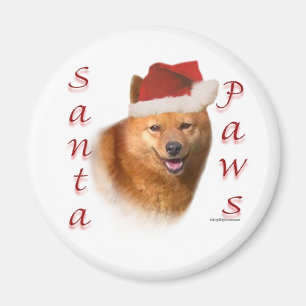 Aimant Paws de Père Noël Spitz finlandais