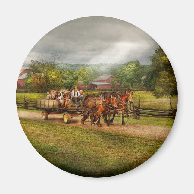 Aimant Pays - Cheval - Plaisirs de la vie (Devant)
