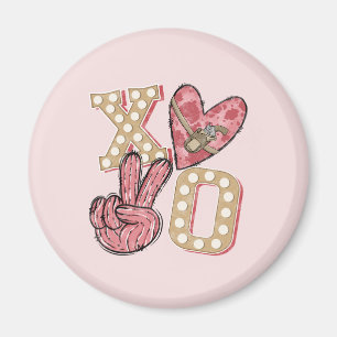 Aimant Pays XOXO - L'amour de l'Ouest sauvage