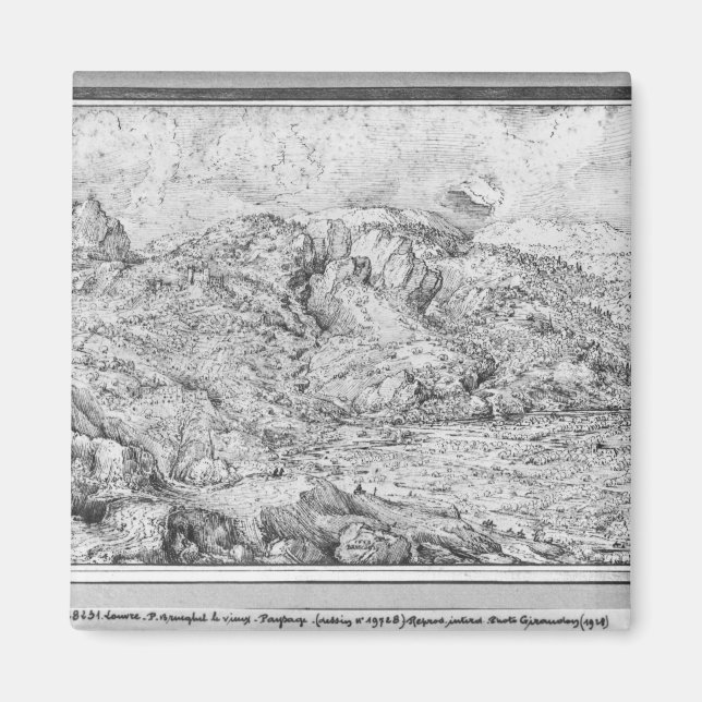 Aimant Paysage alpin, 1553 (Devant)