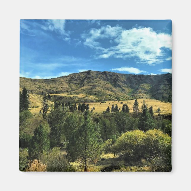 Aimant Paysage au bord de la rivière Snake, Oregon (Devant)