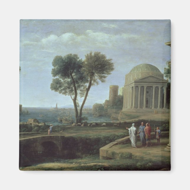 Aimant Paysage avec Aeneas à Delos, 1672 (Devant)