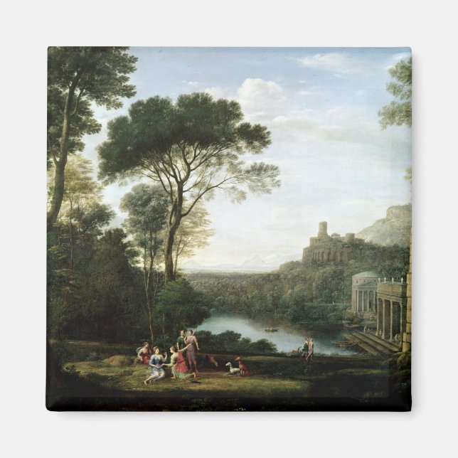 Aimant Paysage avec la Nymph Egeria (Devant)
