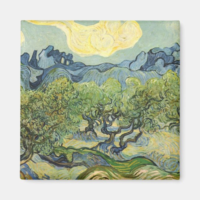 Aimant Paysage avec Olive Vincent Willem van Gogh (Devant)