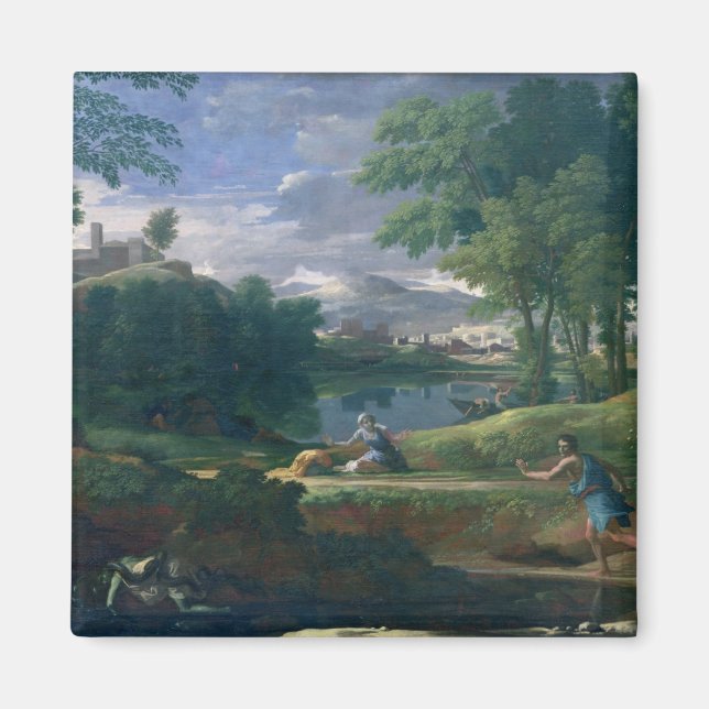 Aimant Paysage avec un homme tué par un serpent, vers 164 (Devant)