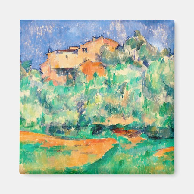 Aimant Paysage avec une maison, Cézanne (Devant)