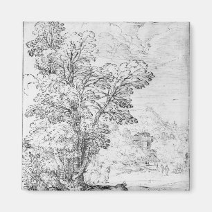 Aimant Paysage boisé