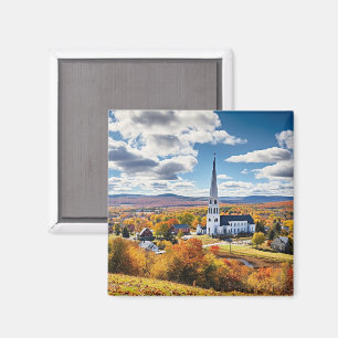 Aimant Paysage de la Nouvelle-Angleterre à l'automne