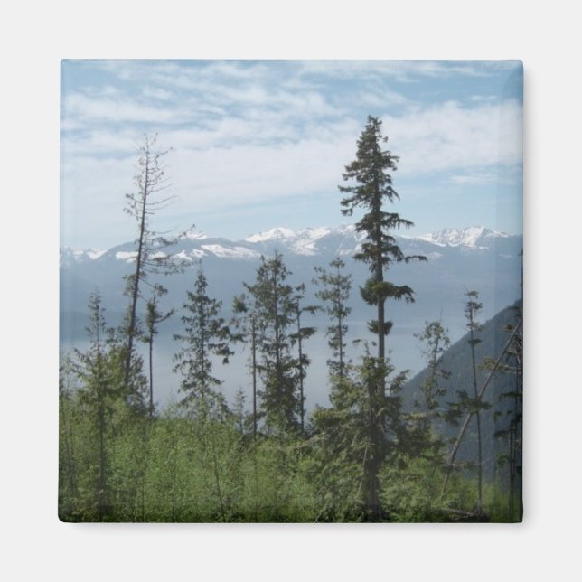 Aimant Paysage de montagne (Devant)