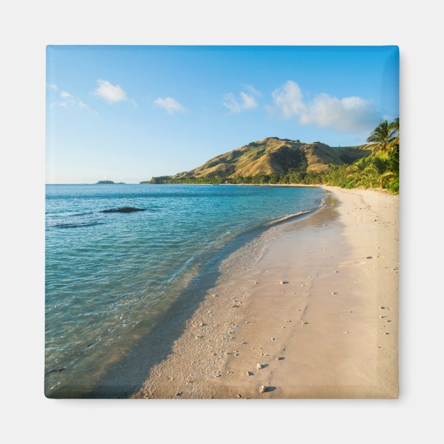 Aimant Paysage de plage tropicale, Fidji (Devant)