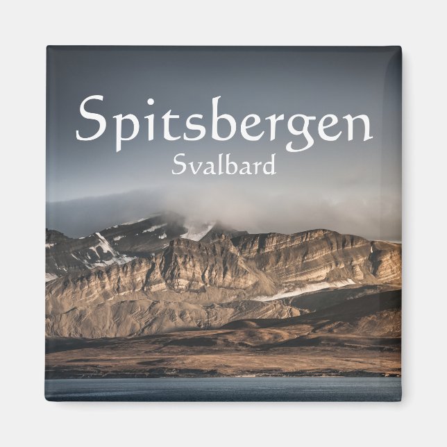 Aimant Paysage de Svalbard (Devant)