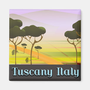 Aimant Paysage de voyage en Toscane Italie.